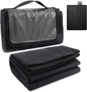 10 Pack Camping and Homeless Supplies Bulk Blankets with Carry Strap | Thick Compact Outdoor Picnic Blankets Waterproof, Foldable for Grass, Ground, Camping, Beach Blankets