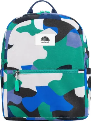 14" Kids Backpack for Girls and Boys Age 5-8 Years Old with Padded, and Adjustable Shoulder Straps - Camouflage (Blue/Green)