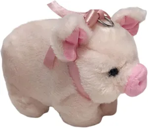 1Pc Cute Pig Crossbody Bag for Students Portable Shopping Storage Pouch Adorable Single Shoulder Handbag for Daily Use Fashionable and Functional Design