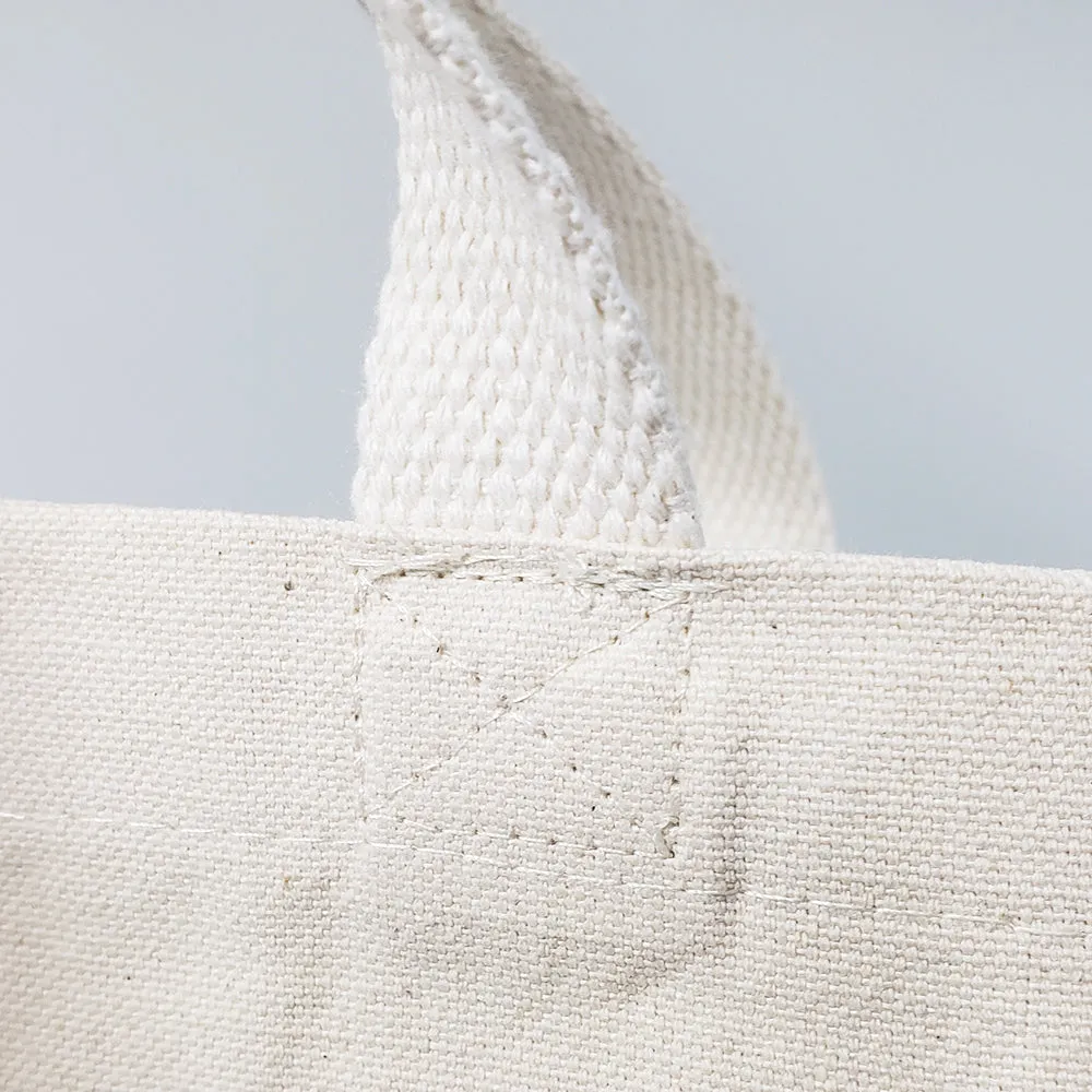 20 in Large Organic Canvas Shopping Tote Bags - OR260