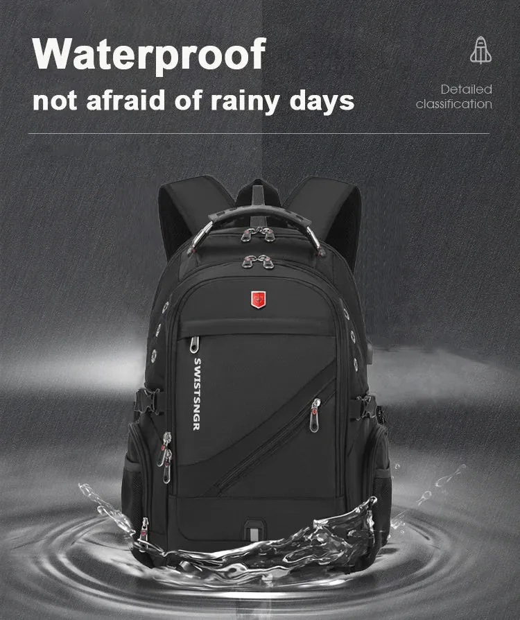 2024 Waterproof 17/20 Inch Laptop Backpack Men USB Charging Travel Backpack Women Oxford Rucksack Male School Bag modern Mochila
