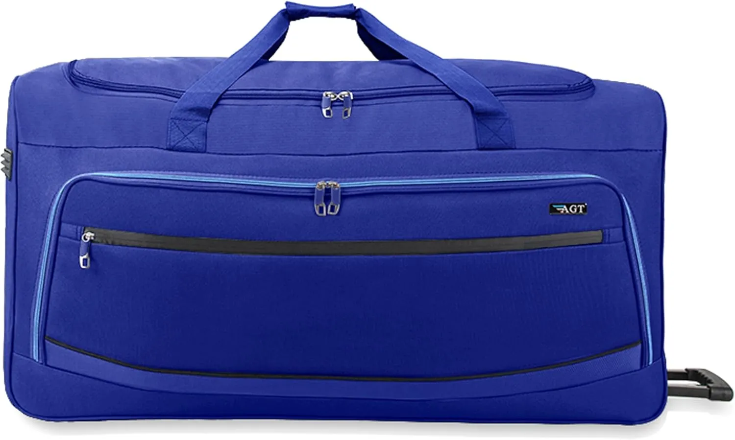 22"/30"/36" Rolling Duffel Bag Travel Wheeled Luggage Suitcase (Blue, 36-inch)