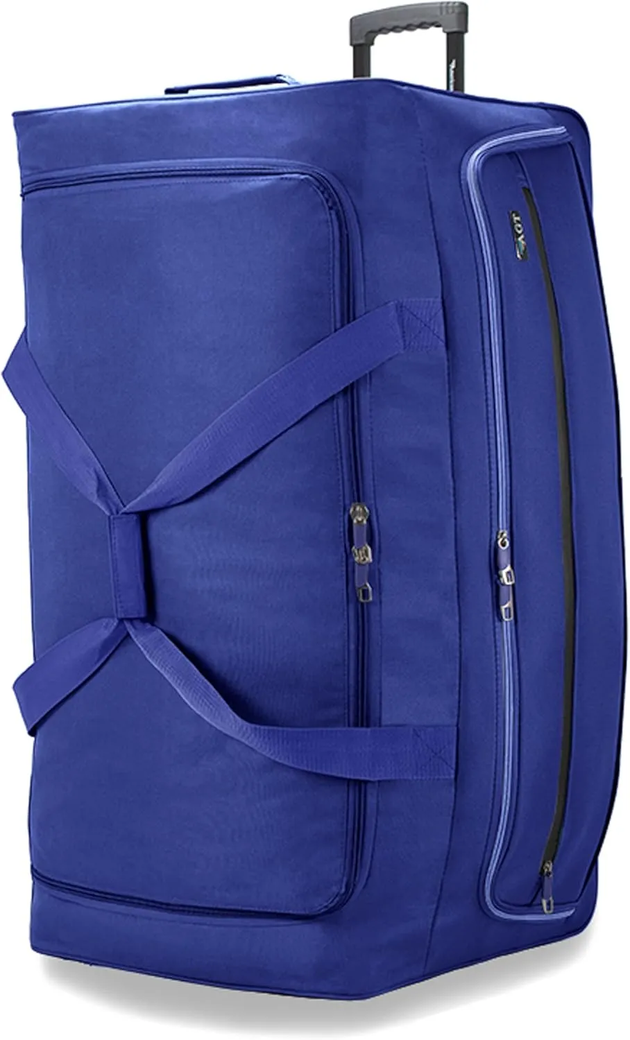 22"/30"/36" Rolling Duffel Bag Travel Wheeled Luggage Suitcase (Blue, 36-inch)