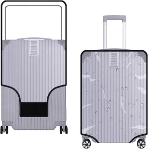 24 Inch Luggage Cover Protector Bag PVC Clear Plastic Suitcase Cover Protectors Travel Luggage Sleeve Protector