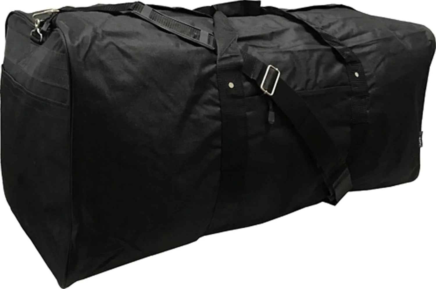 24''/30''/36''/42'' Square Jumbo Duffel /Cargo Bag /Suitcase /Tote Bag (42 inch), Black, (TS)