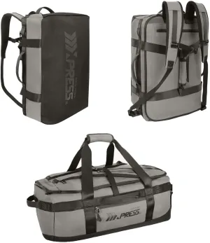 2in1 Travel Backpack Duffle Convertible Duffel Bag with Backpack Straps,40L#Grey