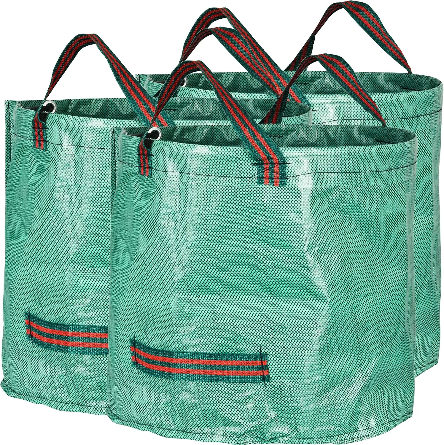 3-Pack 16 Gallons Reusable Garden Waste Bags (H15, D18 inches) - Yard Waste Bags