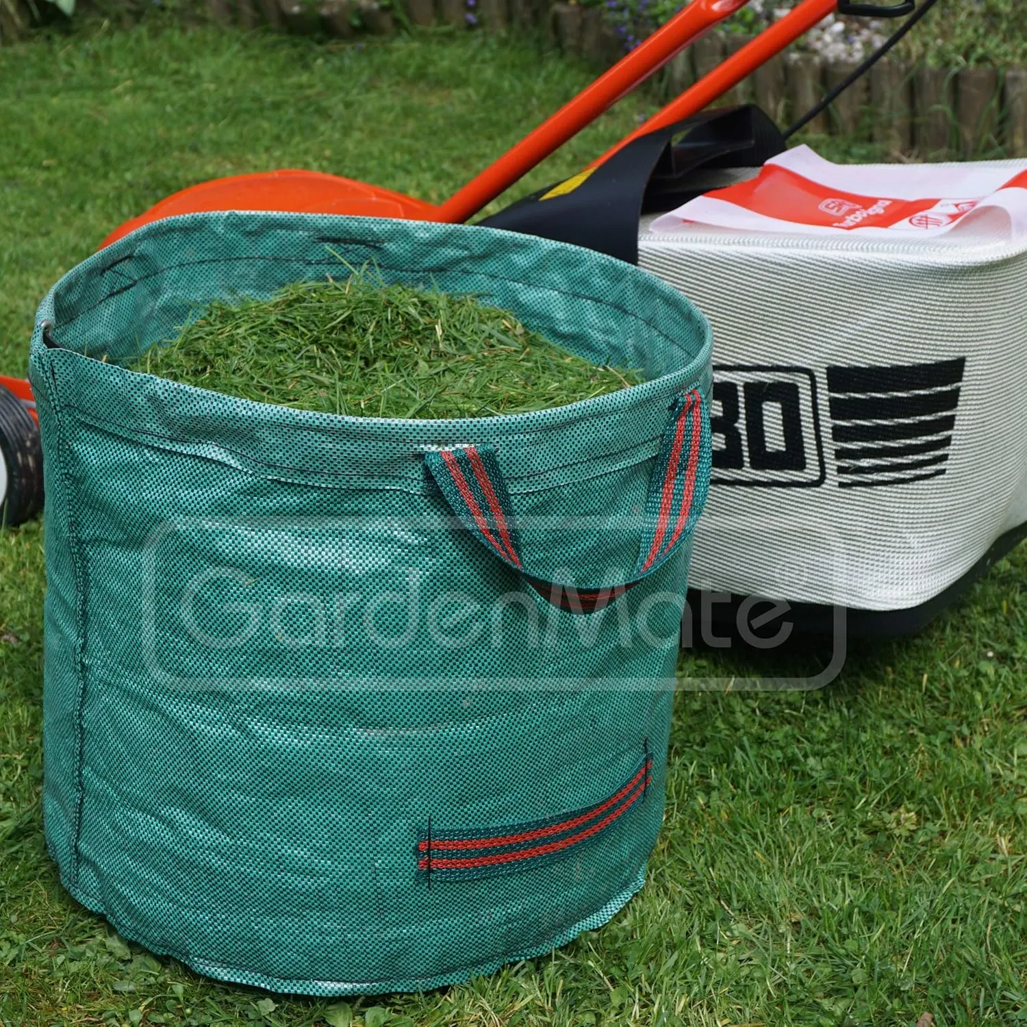 3-Pack 16 Gallons Reusable Garden Waste Bags (H15, D18 inches) - Yard Waste Bags