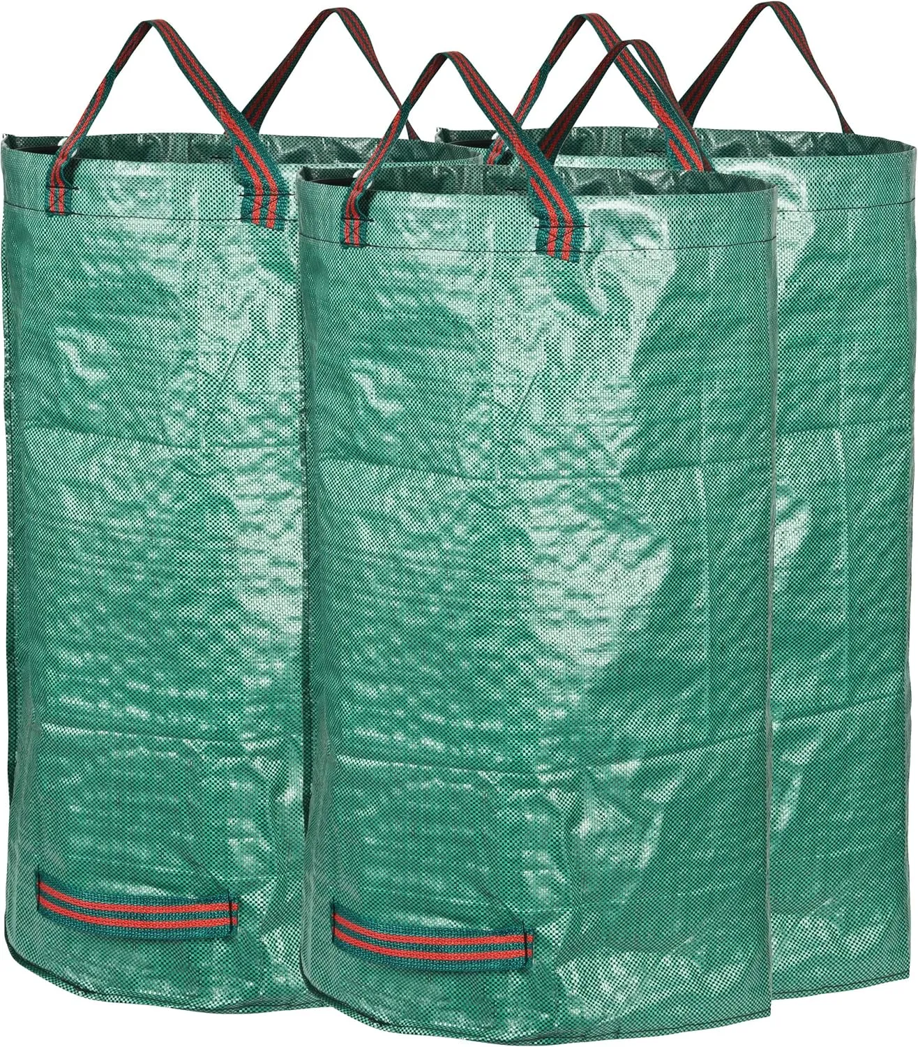 3-Pack 32 Gallons Reusable Garden Waste Bags (H30, D18 inches) - Yard Waste Bags