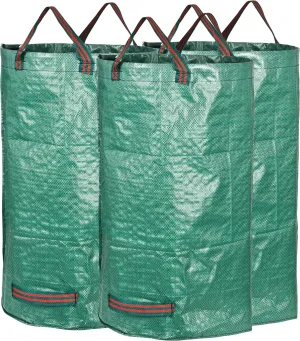 3-Pack 32 Gallons Reusable Garden Waste Bags (H30, D18 inches) - Yard Waste Bags