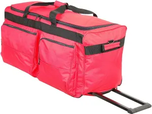 30 Inch General Duty Wheeled Duffel (Red)