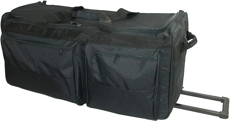 40 Inch General Duty Wheeled Duffel (Black)