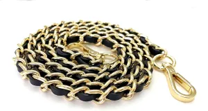 47" Real Cowhide Leather Purse Chain Strap Replacement Crossbody Chain Strap Compatible With Chanel Purse