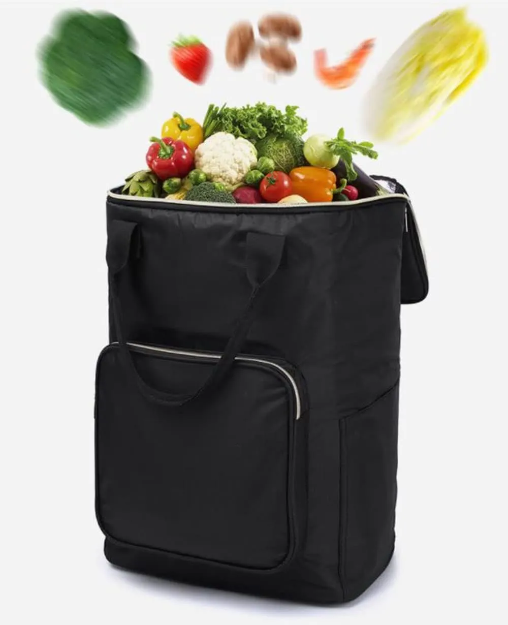 5-Wheeled Household Grocery ， Small Pull cart, Folding Rod Shopping cart（T5）