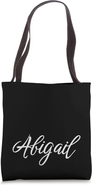 Abigail Name Tote Bag