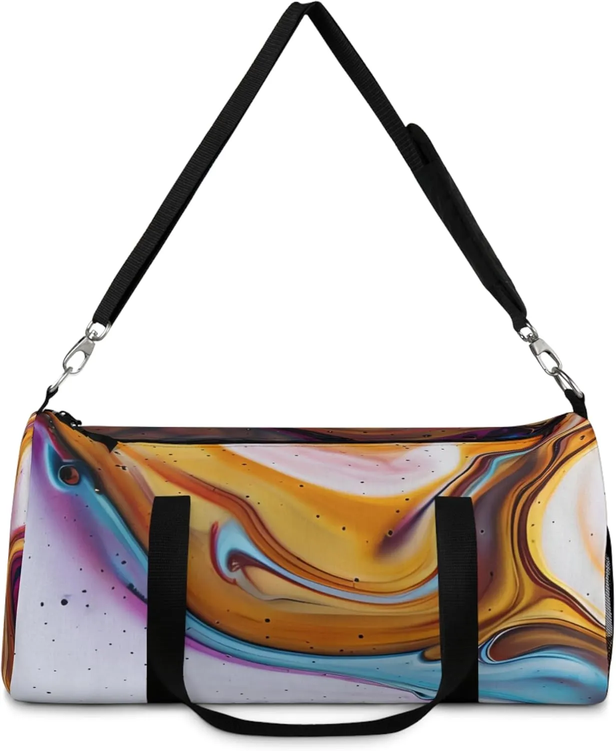 Abstract Swirl Duffel Bag, Travel Bag, Gym Bag, Overnight Bag