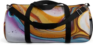 Abstract Swirl Duffel Bag, Travel Bag, Gym Bag, Overnight Bag