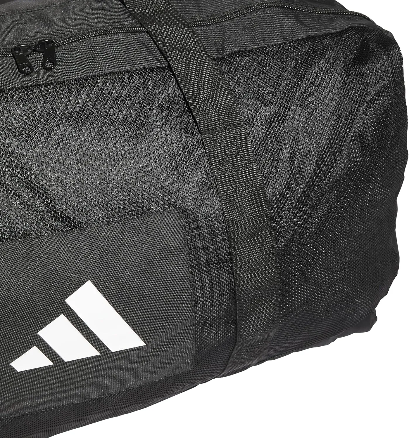 adidas Team Carry XL Duffel Bag, Black/White/2, One Size