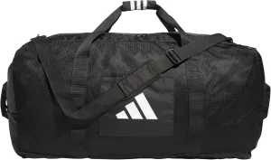 adidas Team Carry XL Duffel Bag, Black/White/2, One Size