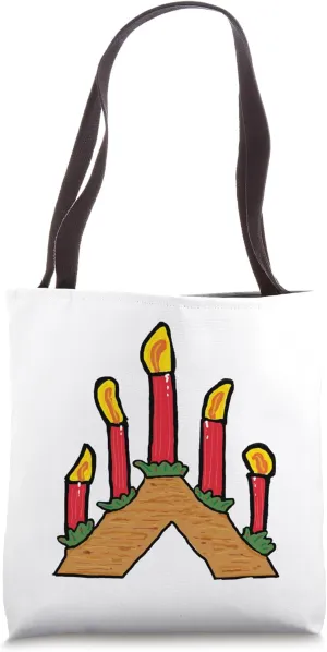 Advent Candles Tote Bag