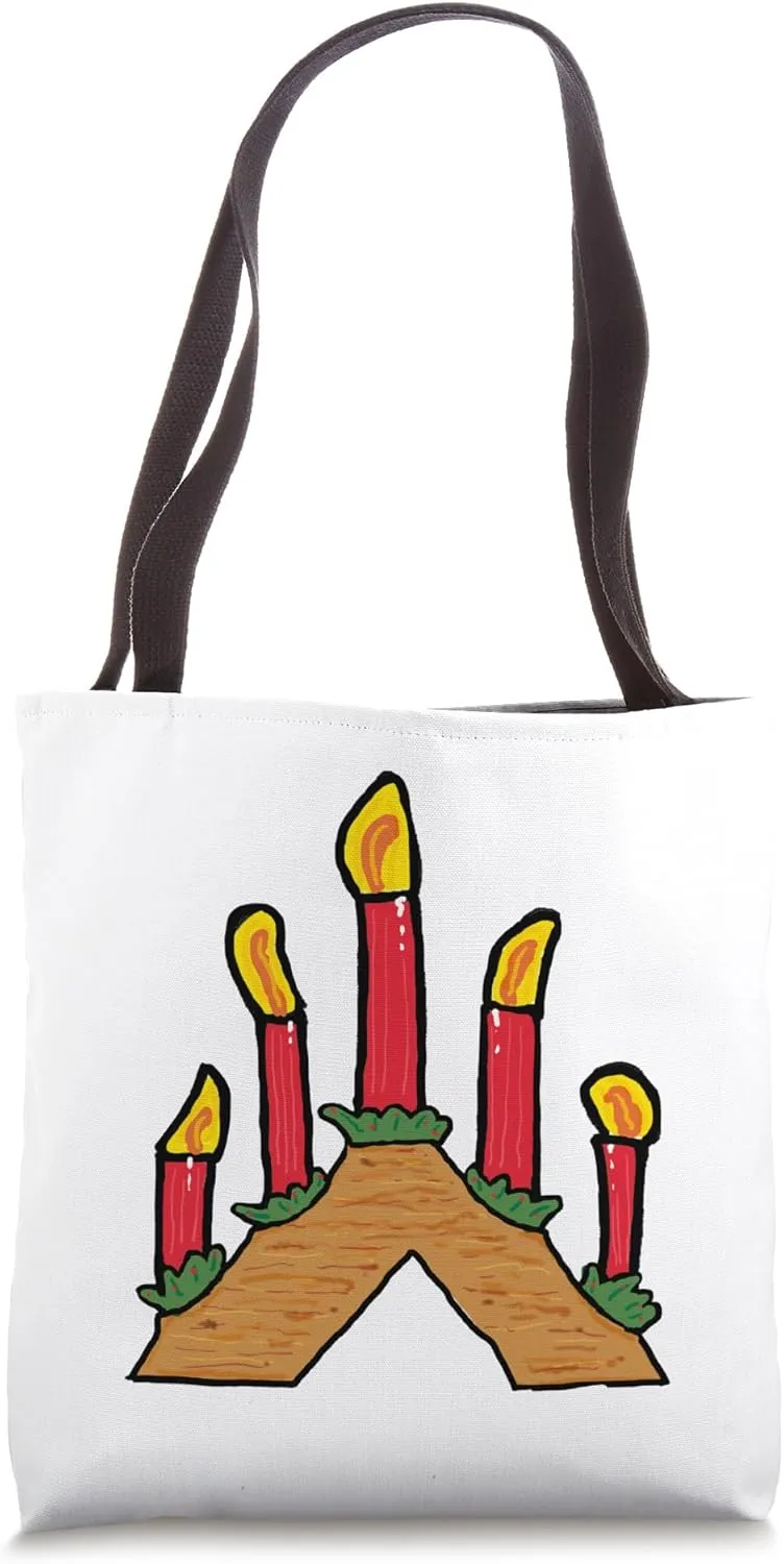 Advent Candles Tote Bag