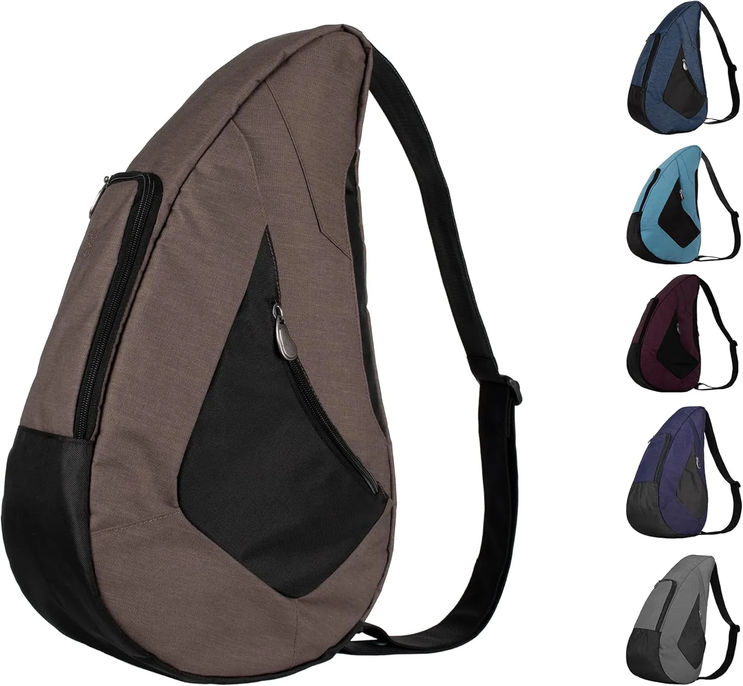 AmeriBag 19" Crossbody Sling Traveler Healthy Back Bag (Sand)