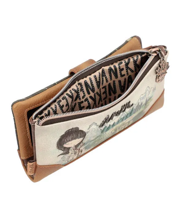 Anekke Forest Large Purse With Removable Wallet