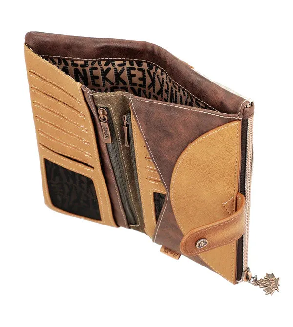 Anekke Forest Large Purse With Removable Wallet