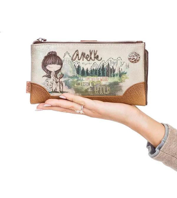 Anekke Forest Large Purse With Removable Wallet