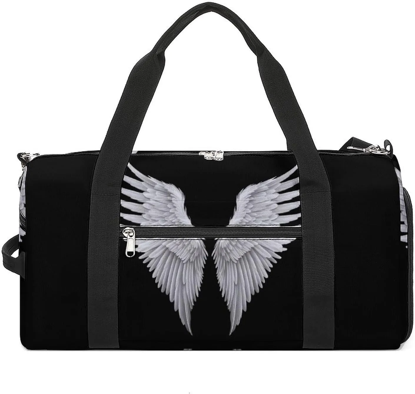 Angel Wings Sports Gym Bag Lightweight Travel Duffel Bag Workout Bags Casual Weekender Bag for Men Women