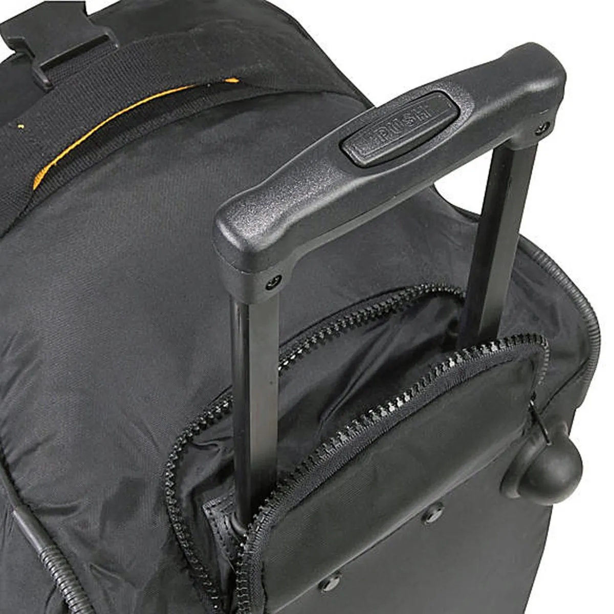 A.SAKS Rolling Trolley Duffel Bag 20-Inch Carry-On, Expandable with 2-Wheels and Telescoping Handle