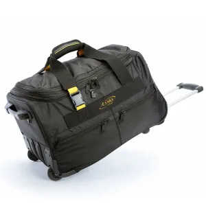 A.SAKS Rolling Trolley Duffel Bag 20-Inch Carry-On, Expandable with 2-Wheels and Telescoping Handle