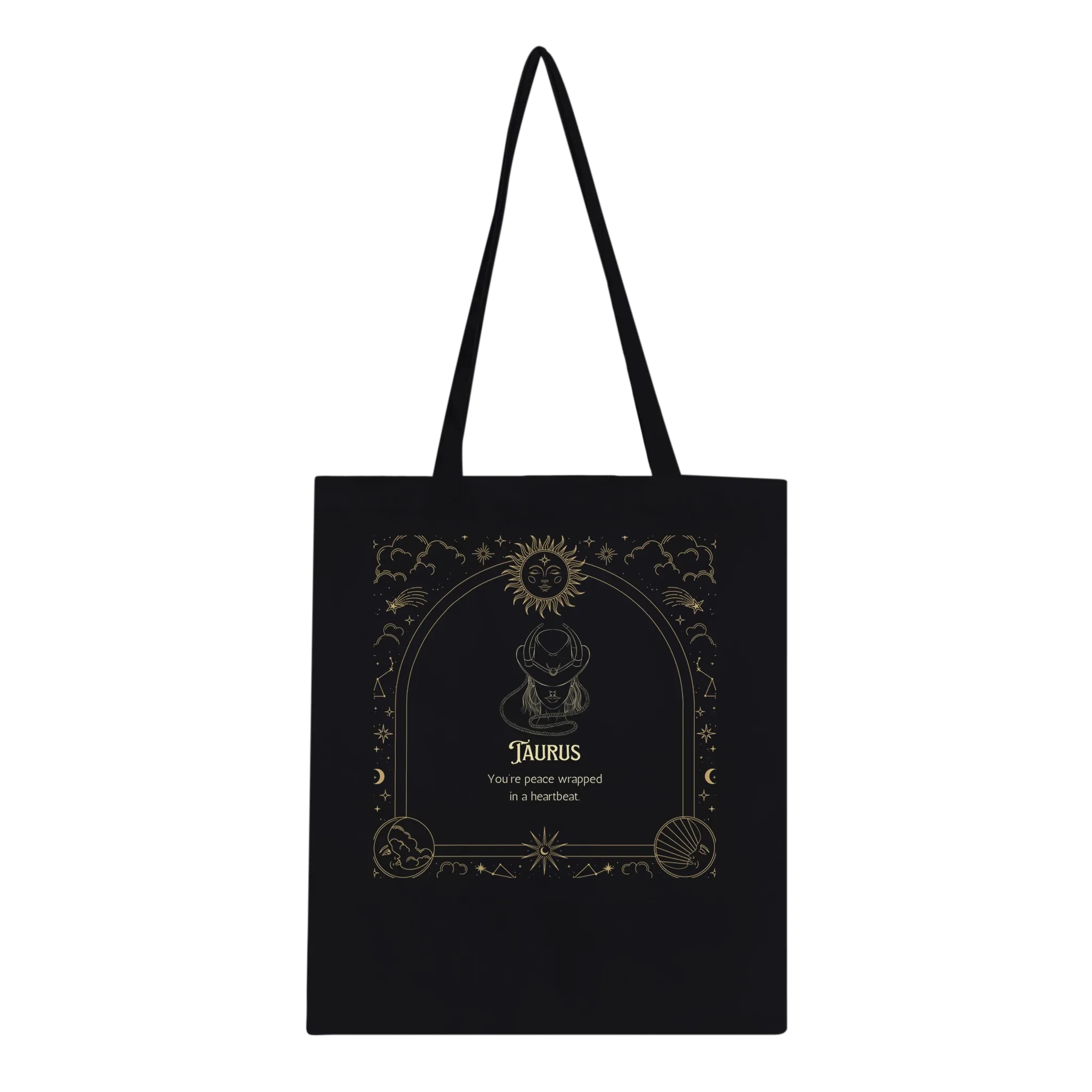 Astrology Tote Bag for Aries to Pisces Souls