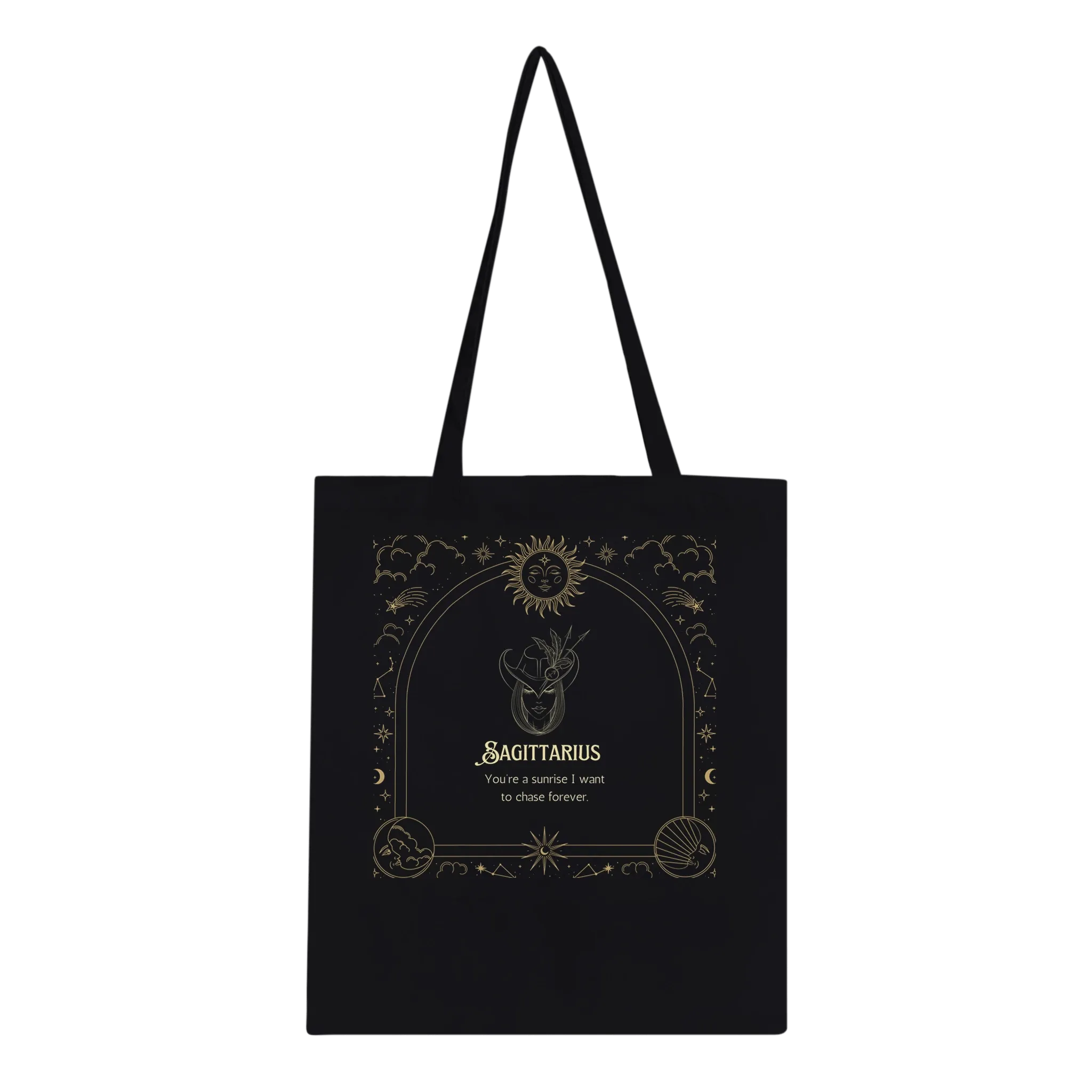 Astrology Tote Bag for Aries to Pisces Souls