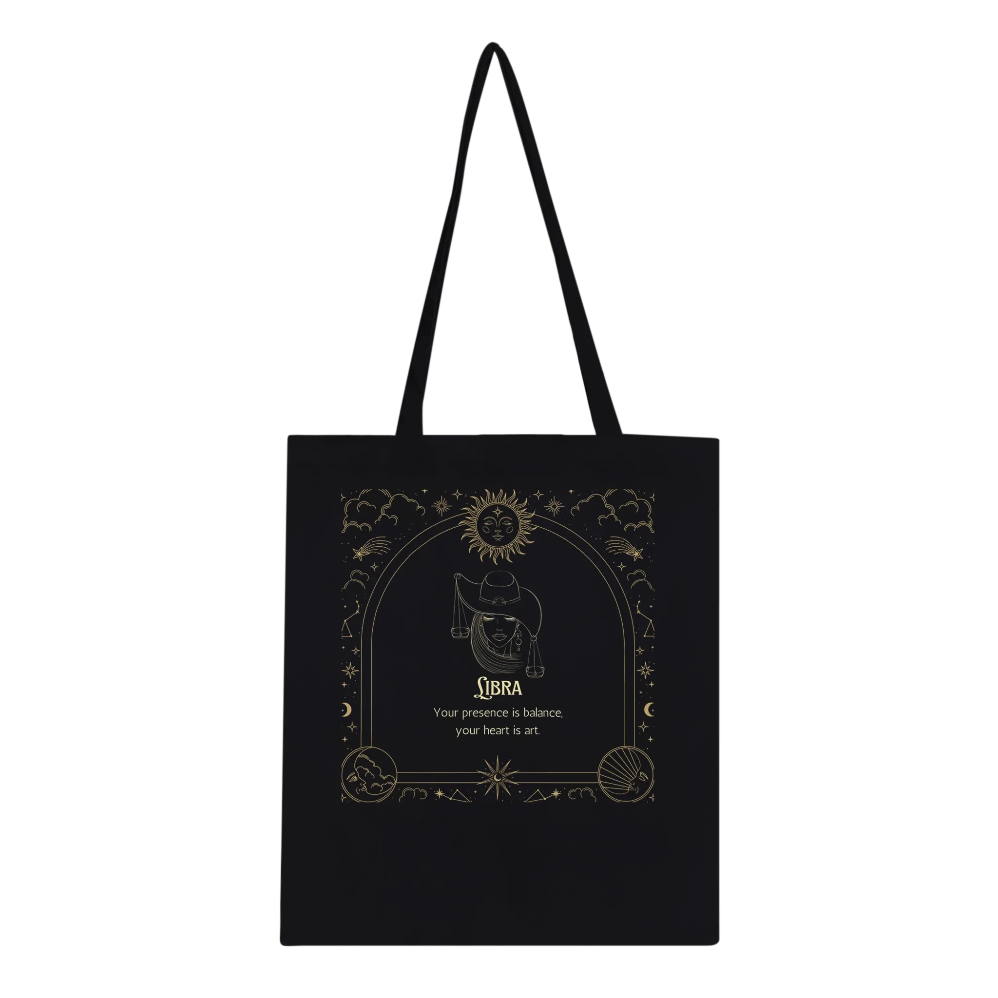 Astrology Tote Bag for Aries to Pisces Souls