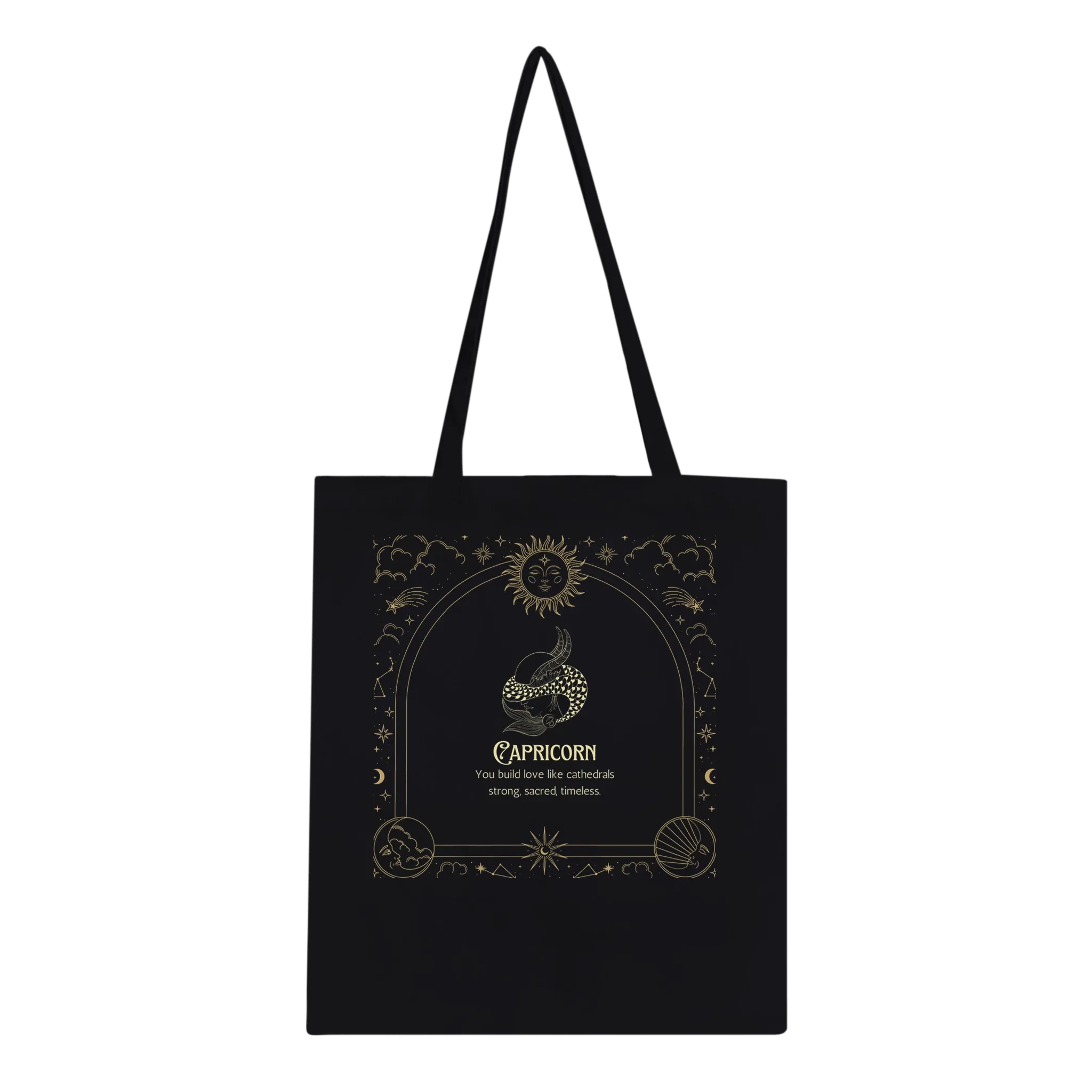 Astrology Tote Bag for Aries to Pisces Souls