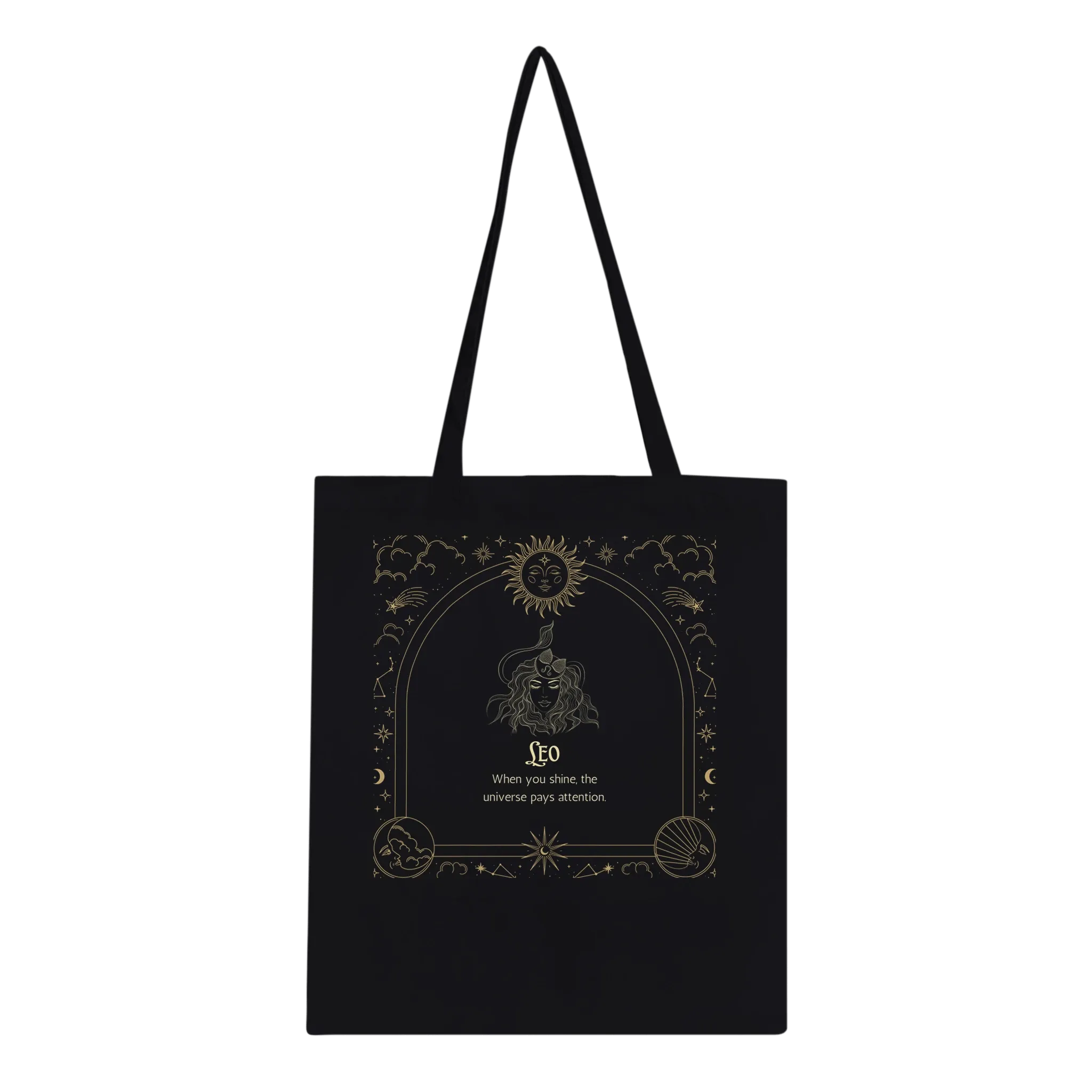 Astrology Tote Bag for Aries to Pisces Souls
