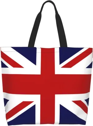 ASYG Cute Flag Tote Bag for Women and Men Reusable Shoulder Bags for Gym, Shopping, Beach,Travel