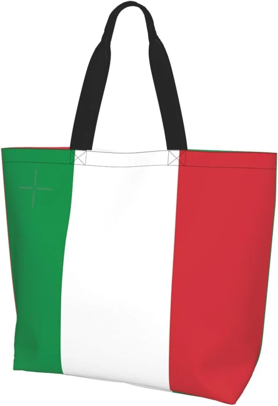 ASYG Cute Flag Tote Bag for Women and Men Reusable Shoulder Bags for Gym, Shopping, Beach,Travel