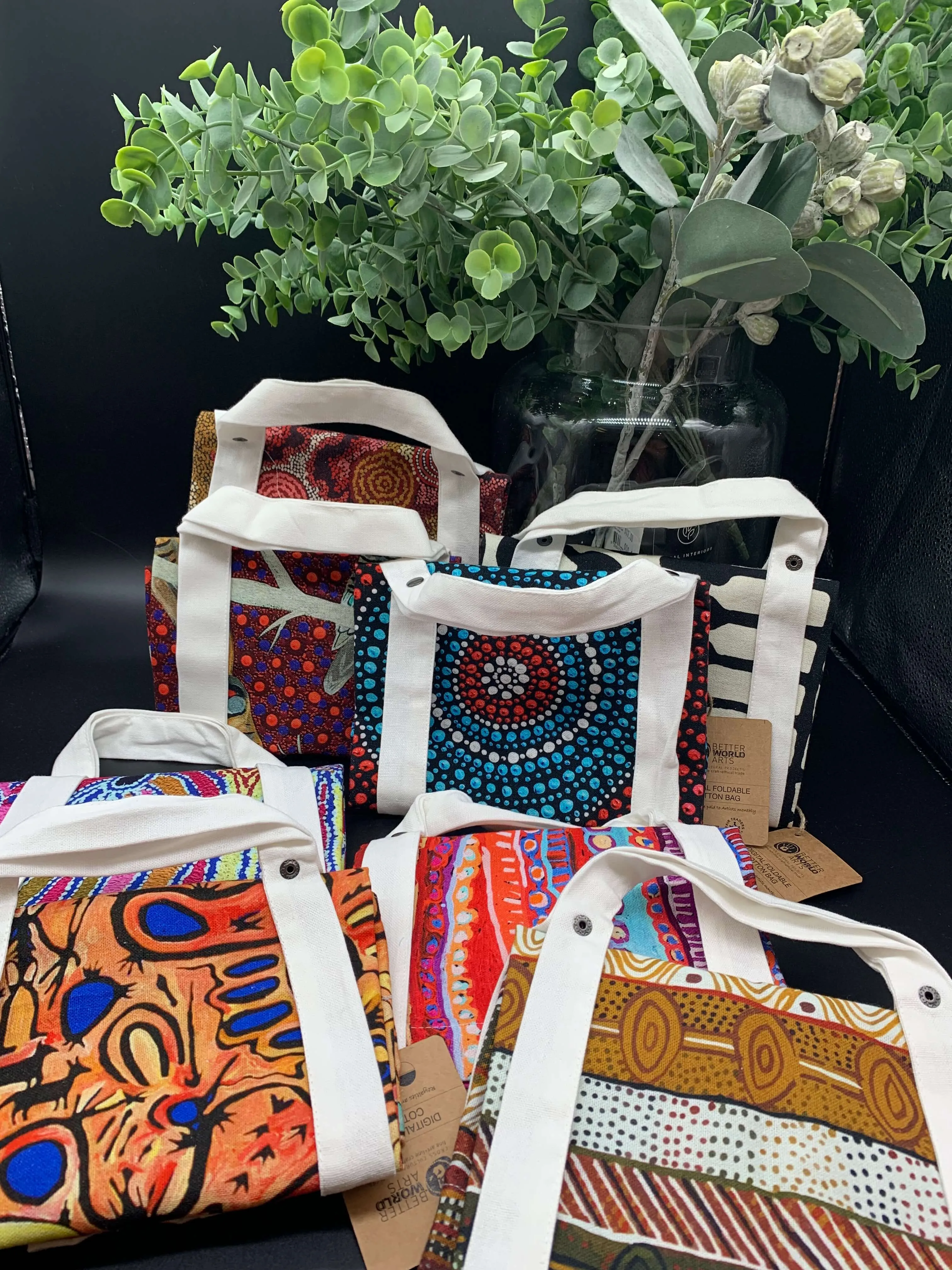 Australian Foldable Cotton Tote Bags