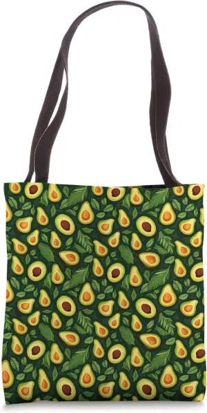 Avocado Pattern Tote Bag