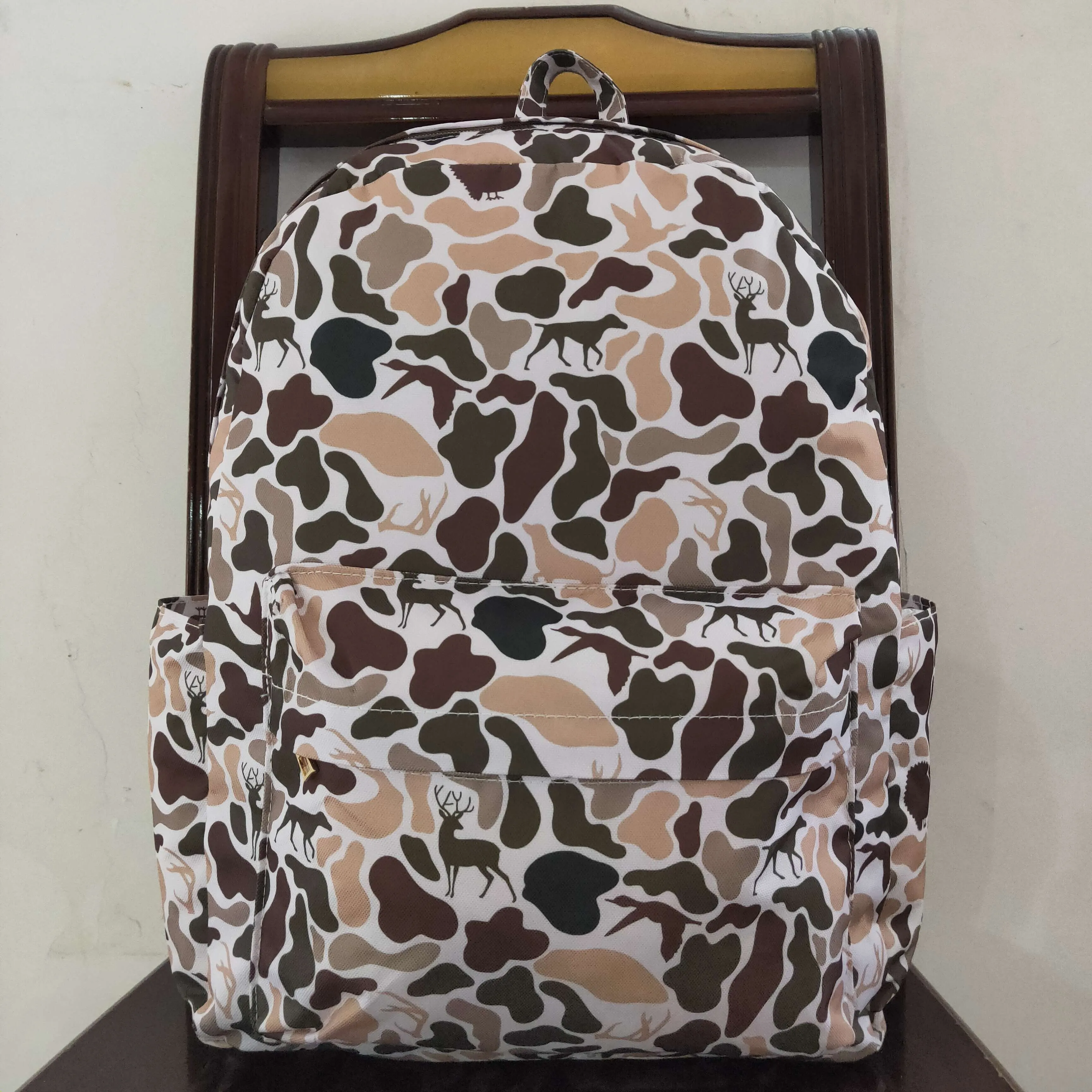 BA0288 Baby Kids Deer Camouflage Backpacks Bag