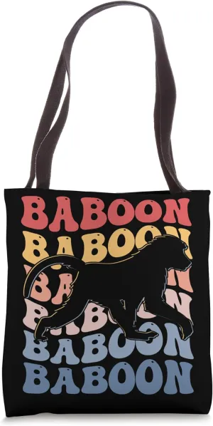 Baboon Groovy Tote Bag