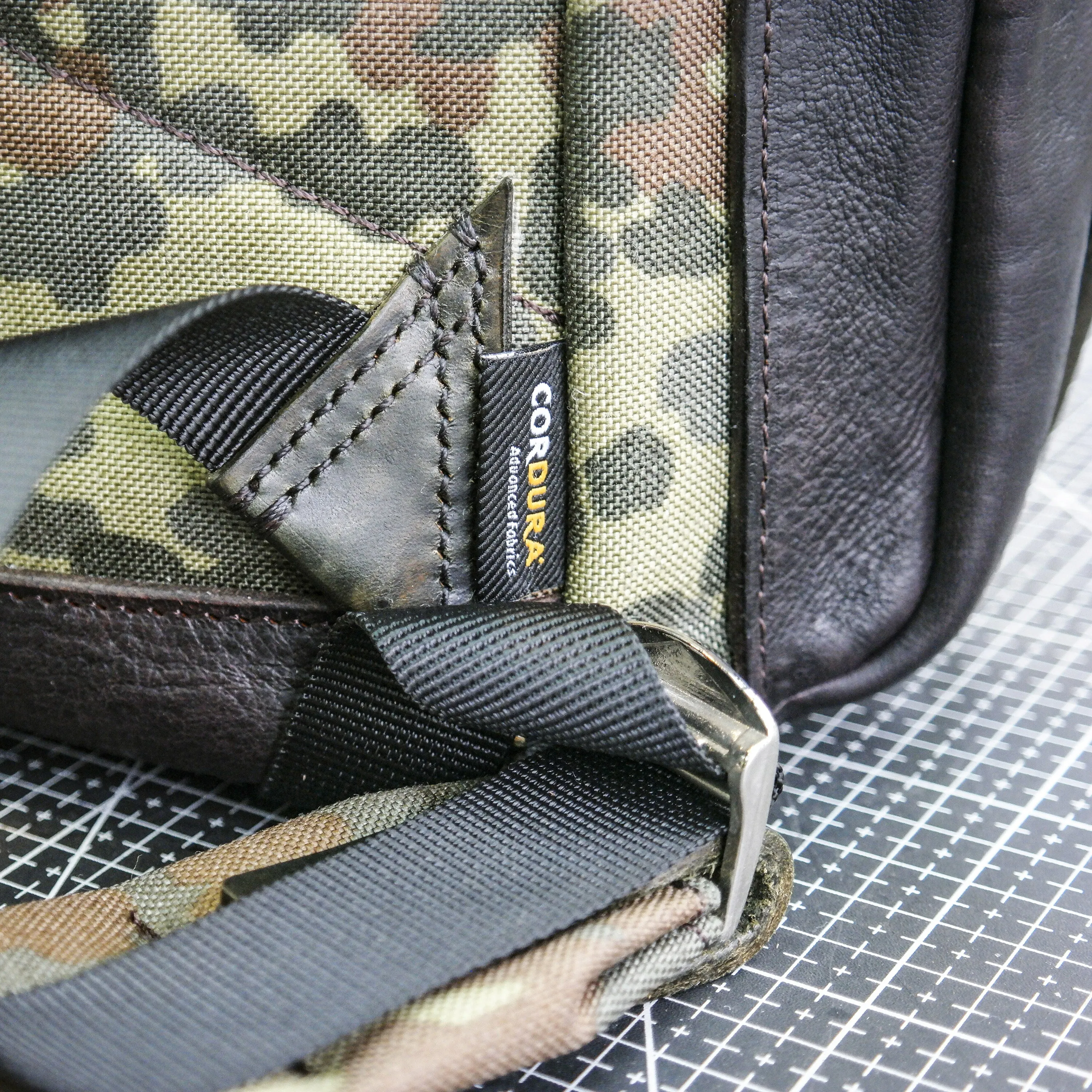 【Backpack pattern】 CORDURA camouflage cowhide backpack pattern