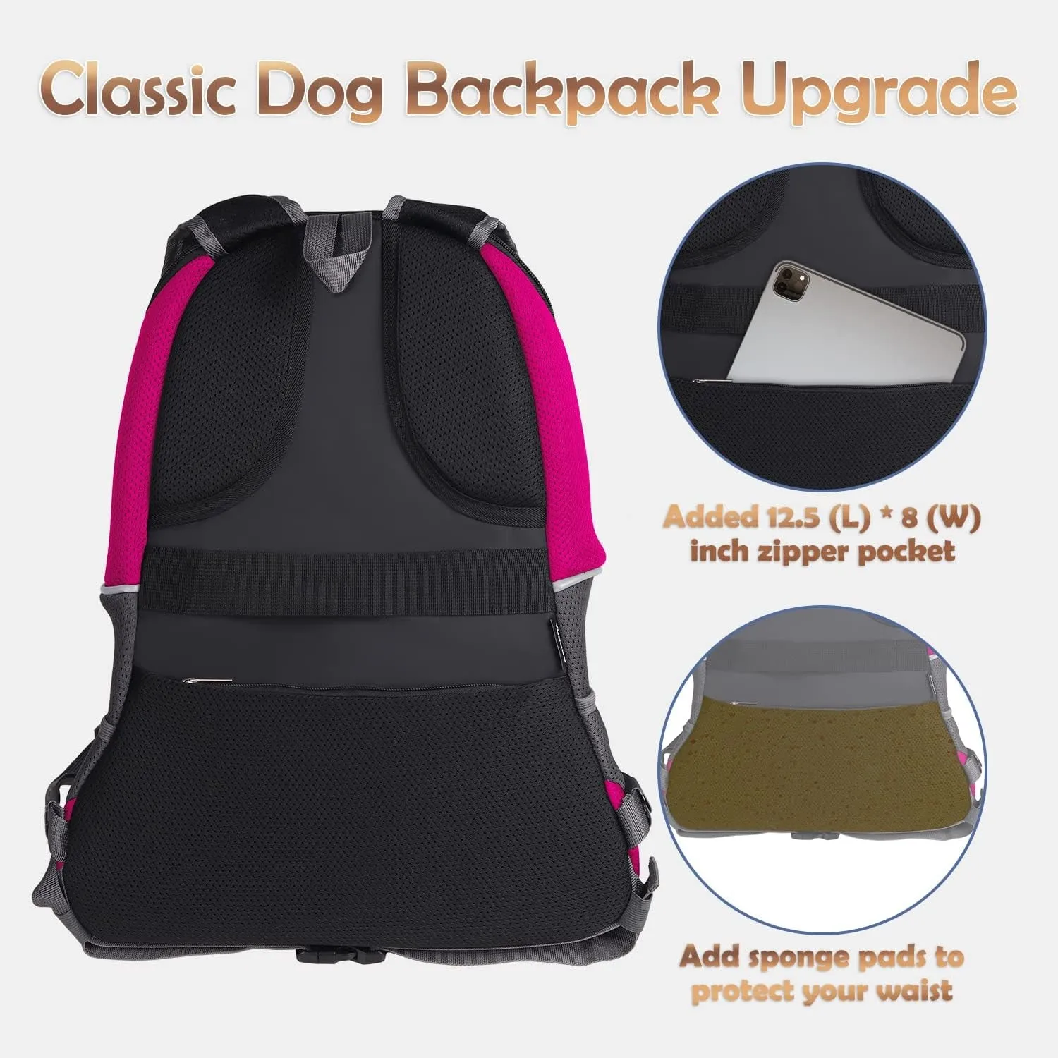 Backpack Record-breaking sale Pet Seamless integration Dog Carrier.