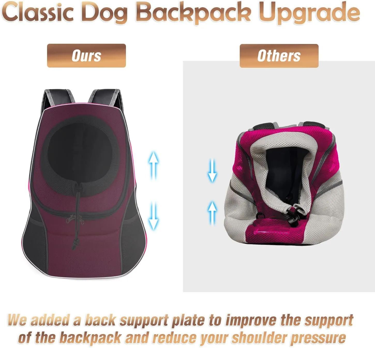 Backpack Record-breaking sale Pet Seamless integration Dog Carrier.