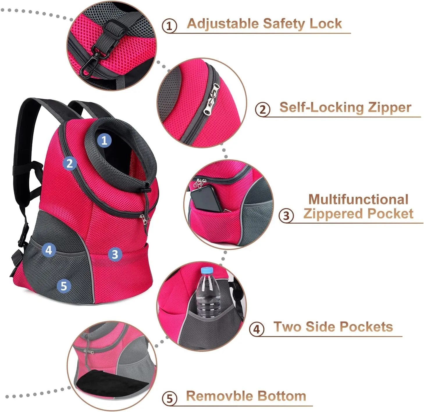 Backpack Record-breaking sale Pet Seamless integration Dog Carrier.