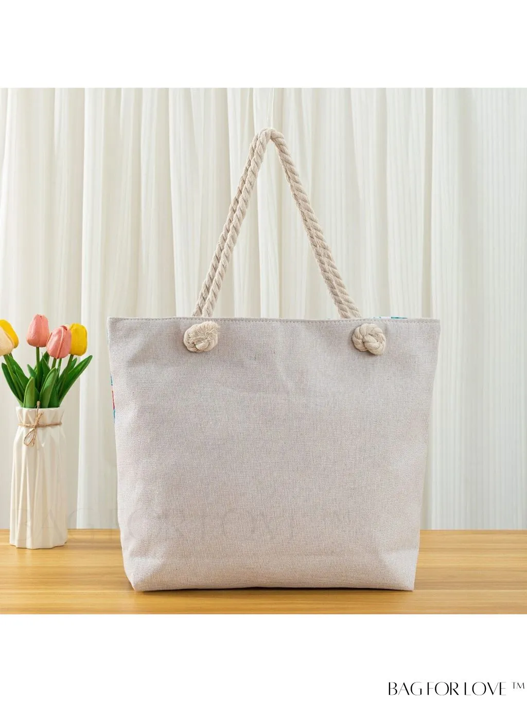 BagForLove - Geometric Pattern Large Capacity Tote Bag for Casual Vacations