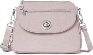 Baggallini Calais Crossbody Bags for Women 9.5"x7" Travel Handbag Purse w/RFID Front Wallet Lightweight Water-Resistant