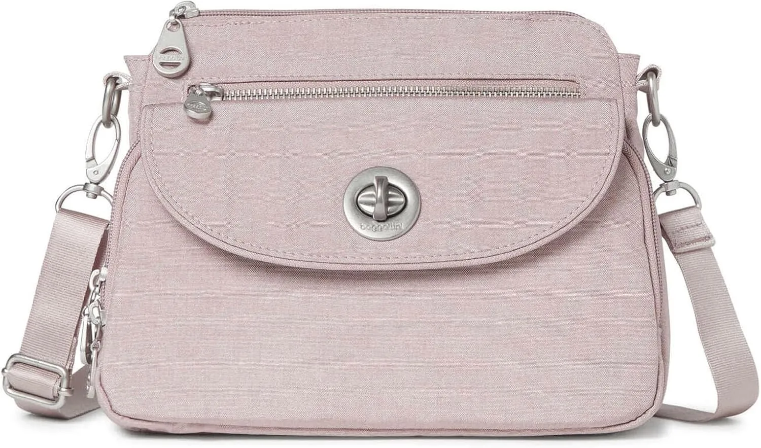 Baggallini Calais Crossbody Bags for Women 9.5"x7" Travel Handbag Purse w/RFID Front Wallet Lightweight Water-Resistant